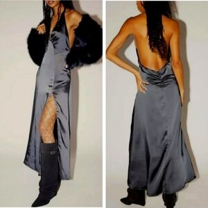 Nwt free People satin dress xl